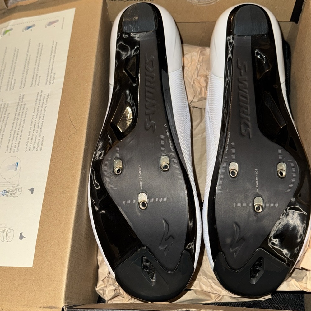 🔥NEW SPECIALIZED S-Works 7 Road Women Cycling Shoes WHITE - Picture 5 of 11